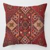 Bohemian ethnic style throw pillow retro printing sofa bed home decoration cushion short velvet pillow