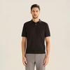 FERRAROMILANO Cotton Blend Collared Knit Black (Am0Gtsy20339)