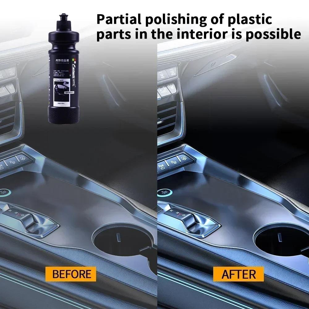 Car Interior Cleaner Agent Roof Fabric Flannel Leather Seat Cleaner Car Seat Cleaning Wax Leather Coating Polishing Spraying Wax