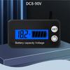 Portable Battery Meter Battery Capacity Voltage Indicator Battery Gauge Monitor for Smart Calibration Battery Status Tes