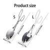 Salad and Cake Serving Tongs with Scissor Mechanism Salad Tongs Suitable for Comfortable Operations Various Setting