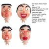 1/2/4Pcs Naked Ugly Man Squeeze Toy Stress Relief Slow Rising Ugly Face Sensory Toy Soft Stretchy Stress Ball Fidget Toy Party Favors