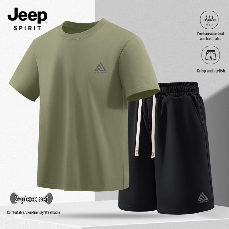 JEEP SPIRIT Men s Casual Summer Sport Set M