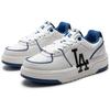 MLB Chunky Liner Slip Resistant Abrasion Resistant Low top Skateboard Shoes Unisex White Blue Black 3ASXCLB3N-07BLS