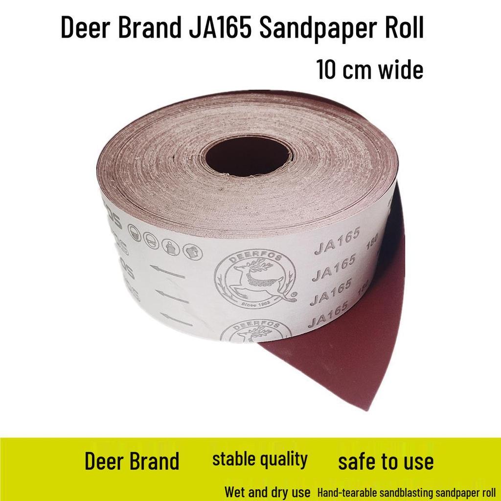 Korean Deer Sandpaper Roll: Durable, Hand-Tearable Sandpaper for Stone, Wood Carving, Furniture & Metal Polishing