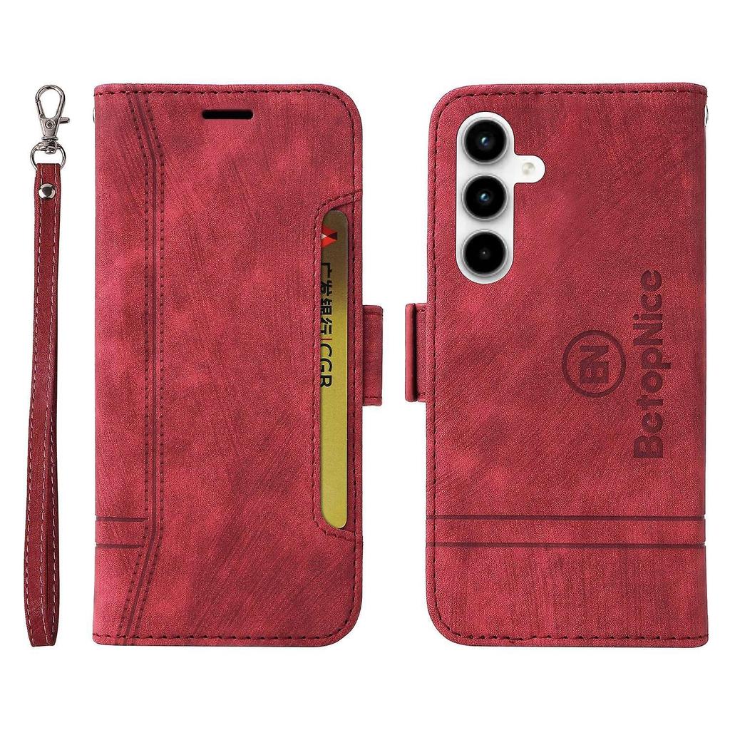 Betopnice 001 Compatible with Samsung Galaxy A35 5G Cell Phone Case Leather Wallet Card Slots Cover