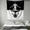 ULTRAKILL Wall Tapestry Aesthetic Wall Hanging Printed Fabric Blanket Decorative Tapestries for Bedroom Living Room Home Decor