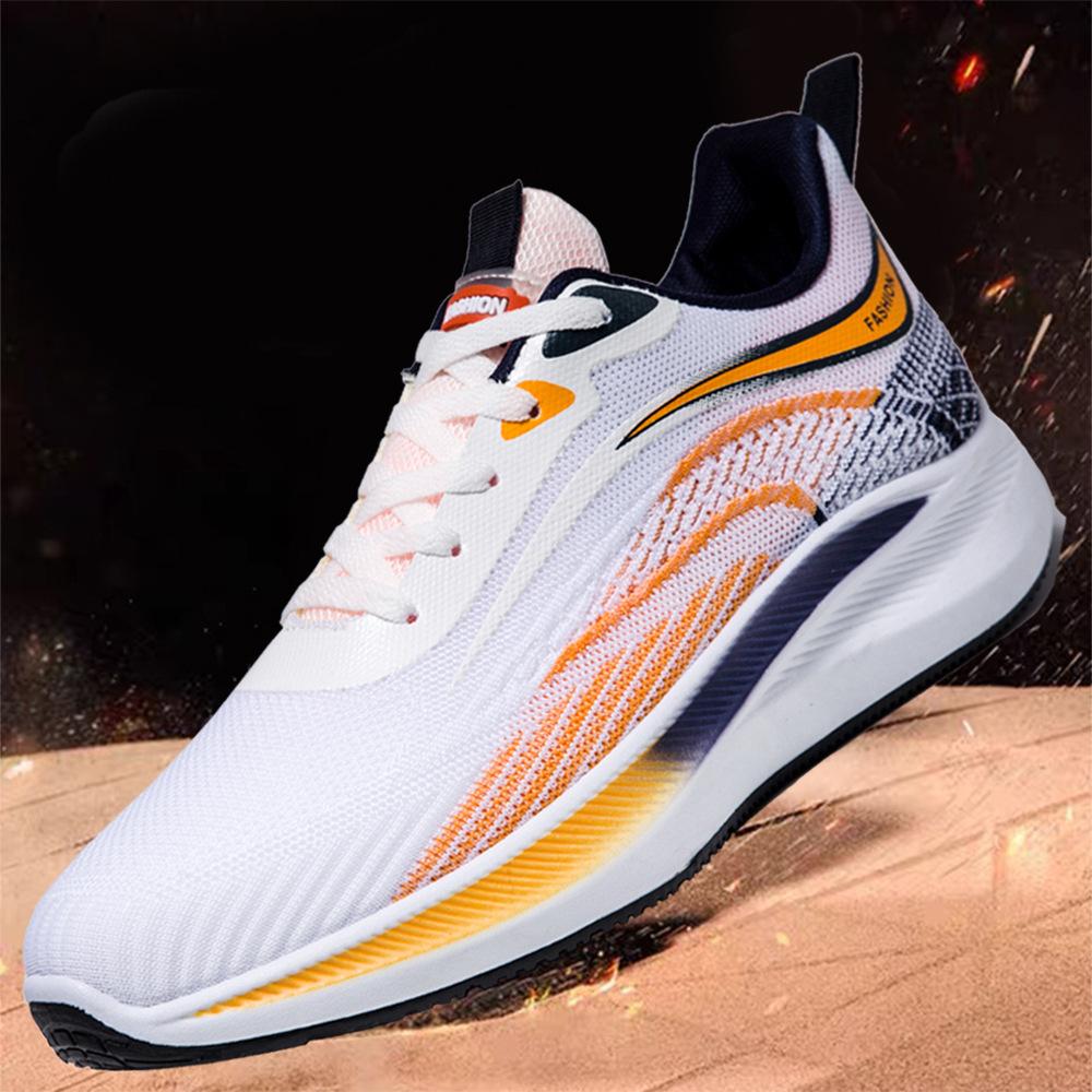 New Fashion Summer Breathable Mesh Shoes Men's Casual Shoes Trendy Versatile Shoes Ultra-light Mesh Running Sneakers