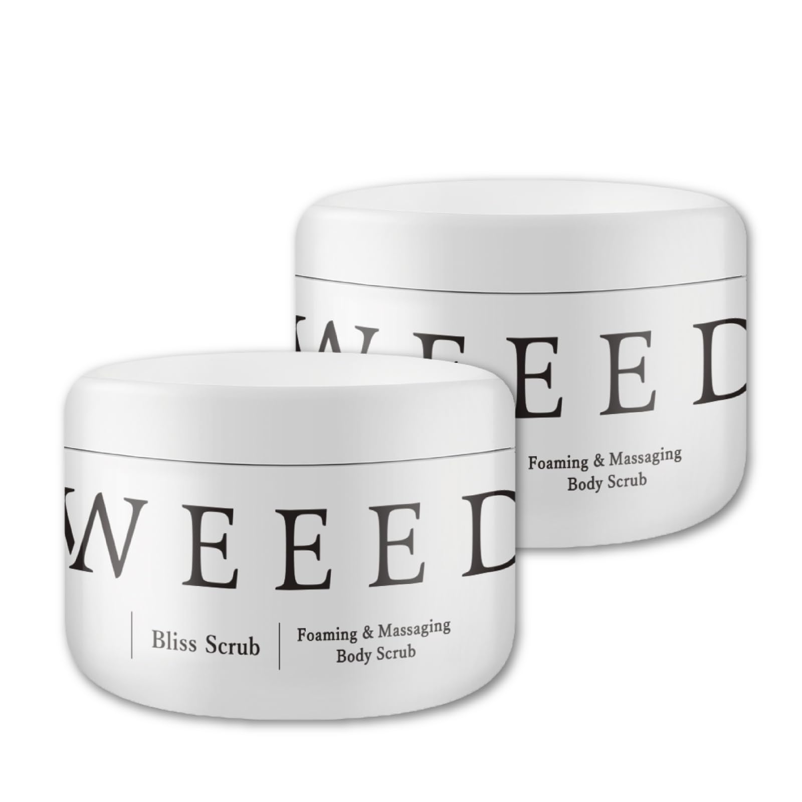 

WEEED Bliss Scrub Body Vanilla Lavender Made in 360g of Scrub, Salt, & Scent, Medicated, Japan, (Set 2)