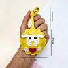 Cute Leather Sheep Shape Bag Charm For Backpack Purse Decor Sheep Hanging Ornament For Girls Gift