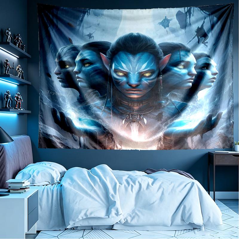 Avatar-Print Wandteppich, Leichte Wandbehang, für Schlafzimmer, Wohnheim, Wohnzimmer, Heimkunstdekor - Geburtstags-Weihnachtsgeschenk für Freunde