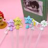 1PC Silicone Straw Plug for Water Glass Bottle Flower Shape Drinking Dust Cap Straw Tips Cover Cup Accessories for 6-8mm Straws
