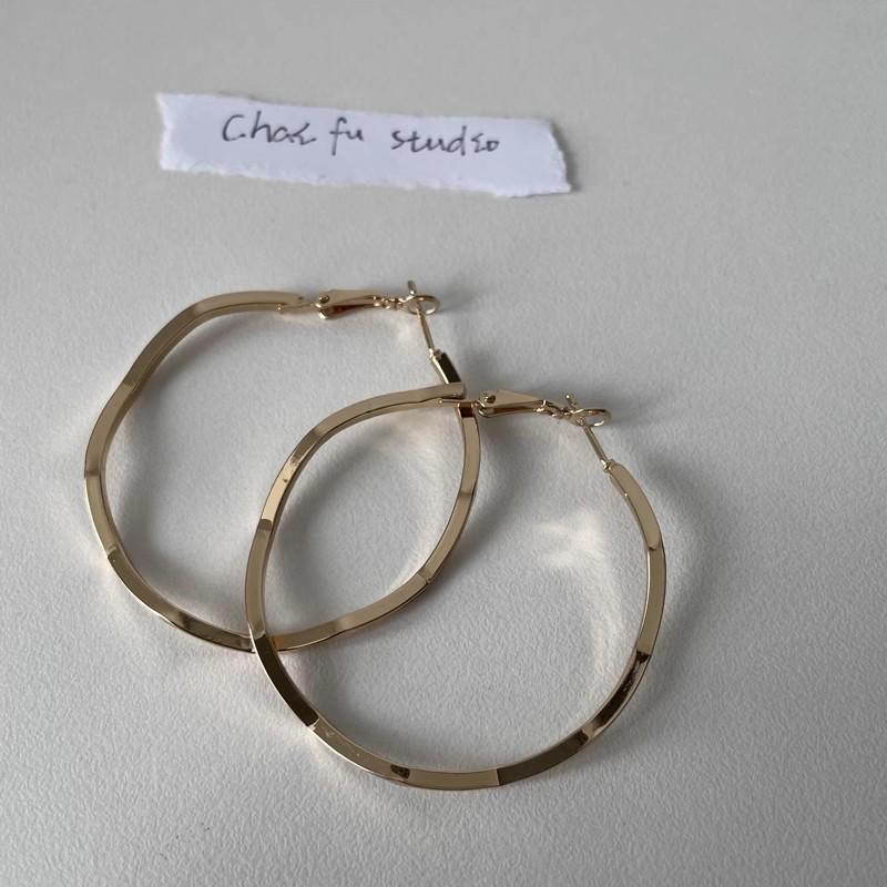 S925 Sterling Silver Hoop Earrings: Exaggerated, Luxurious & Versatile for Women