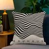 Abstract Bauhaus Style Geometric Picture Black Cushion Cover Inches Farmhouse Home Throw Pillow Covers For Couch Decorations