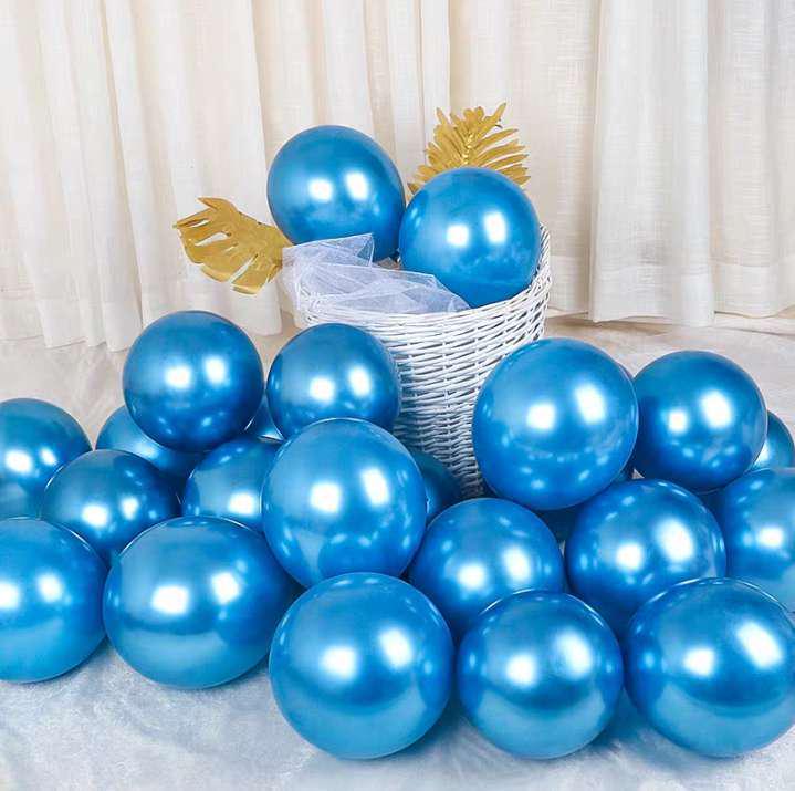 Metallic Red Gold Balloon Set for Weddings and Celebrations