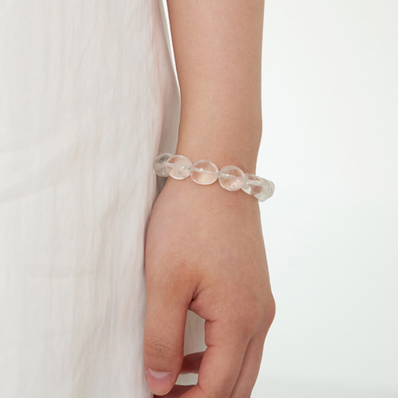 

geegee clear pebble bracelet L