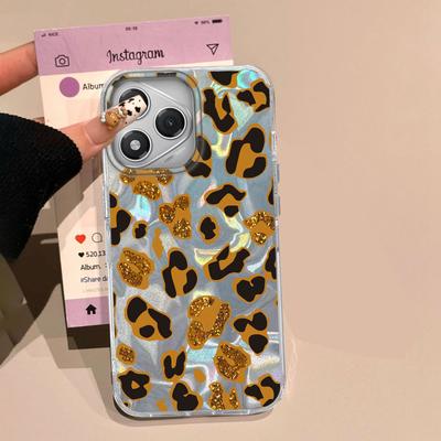 Coque de téléphone à texture d'eau imprimé léopard pour Honor 400 200 Pro Magic7 6 5 Lite X9a X9c X8b X8a X8c Coque arrière en silicone souple