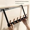 No-Drill Over-the-Door Hook Rack