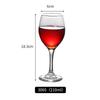 Glas Rotwein-Stielgläser