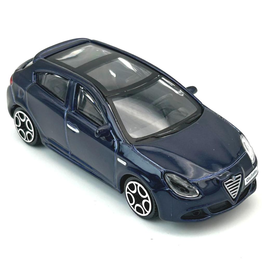 Bburago Alfa Romeo Giulietta Miniature Car Scale ALFA ROMEO GIULIETTA 2010 1/43 (Blue Metallic) [Used]
