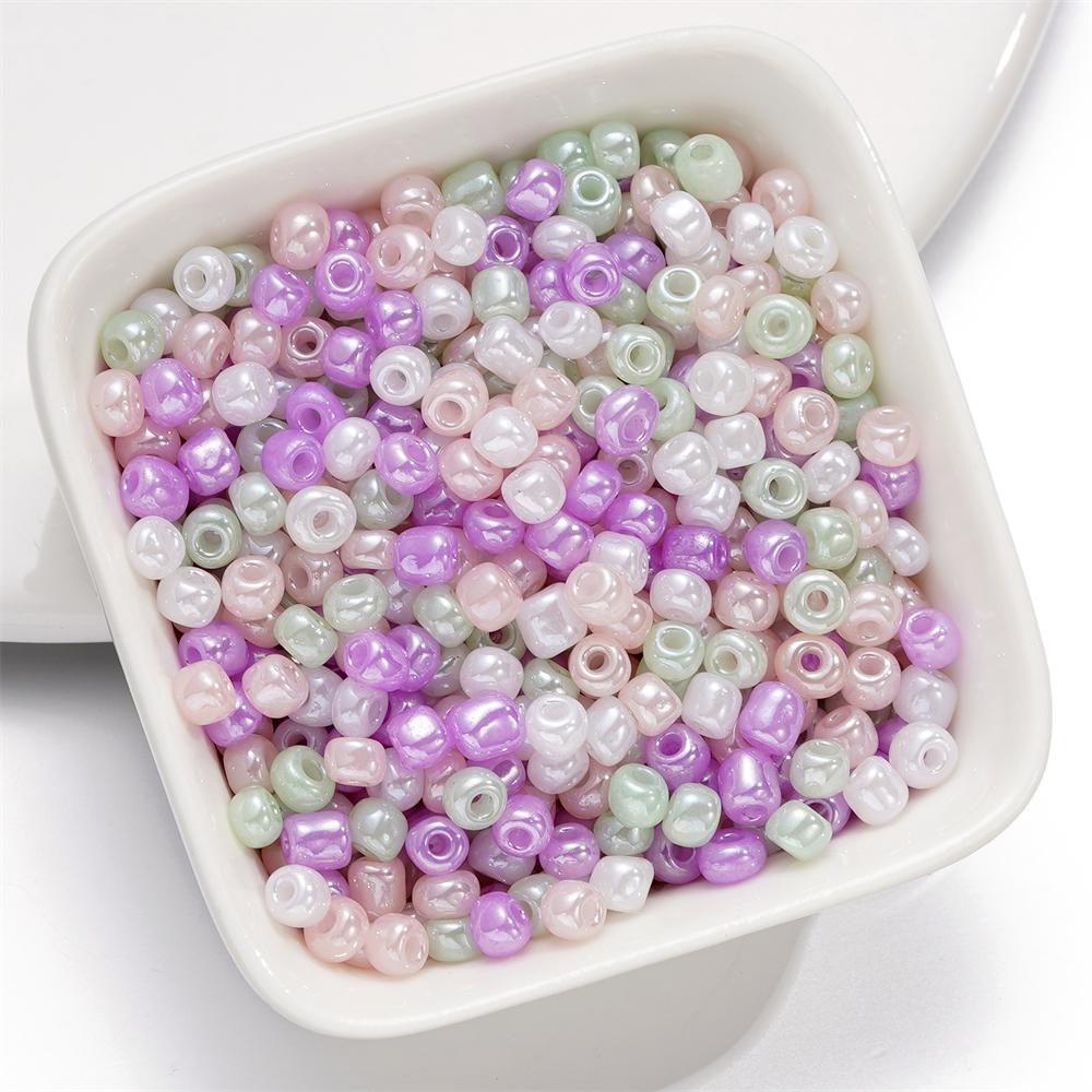 

10g/lot 4mm Macaroon Color Glass Round Seed Beads Czech Spacer Seed Spacer BeadsFor DIY Jewelry Making Needlework Accessories 10g about120pcs