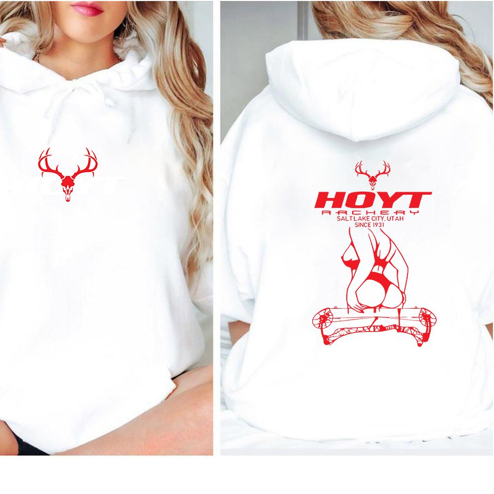

Hoyt Archery Sexy Girl Hoodie Unisex Long Sleeve Casual Cotton Shirt Men Women Streetwear Hoodie Tactical Gear for Hunting Lover S