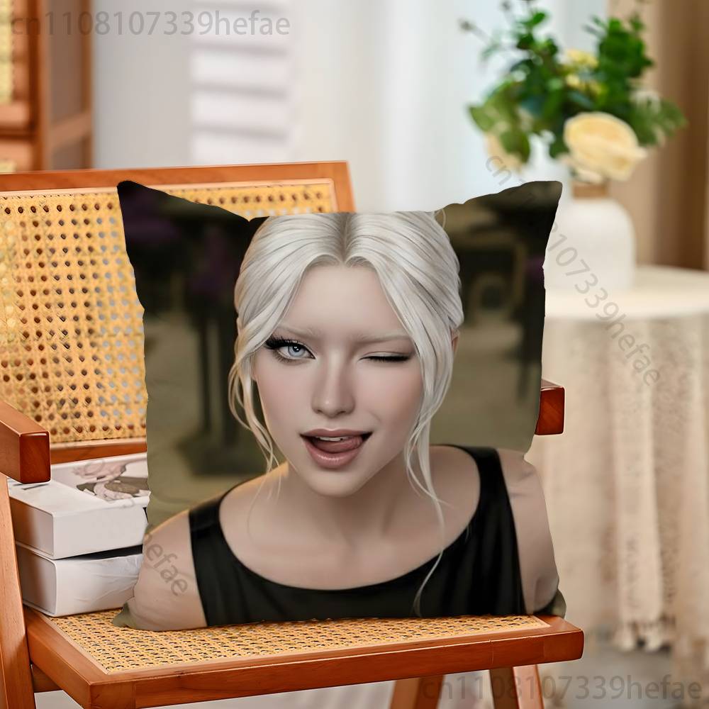 Game Romance Clubs Pillow Cases for Bedroom Living Room Sofa Home Decor Polyester Cushion Cover with Zipper