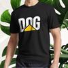 Nuovo logo DOG a bruco (testo bianco) T-shirt con Logo Attivo Divertente Taglia S-5XL