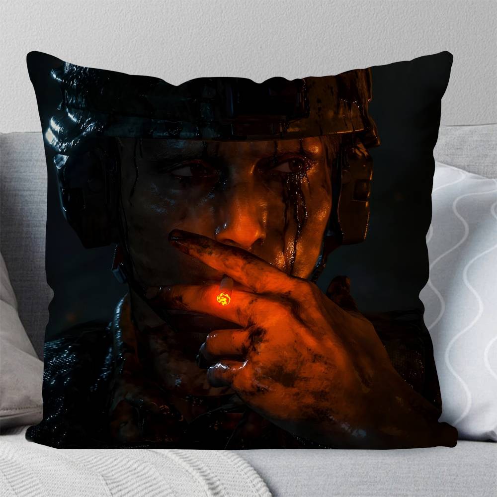 Game Death Stranding Pillow Case Square Pillow Bedroom Sofa Leisure Comfort Cushion Car Living Room Home Decoration