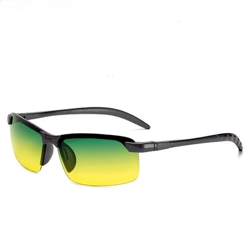 Yellow Night Vision Driving Sun Glasses with UV400 Protection Trendy Anti-glare Polarized Sunglasses Suitable Fishing Cycling