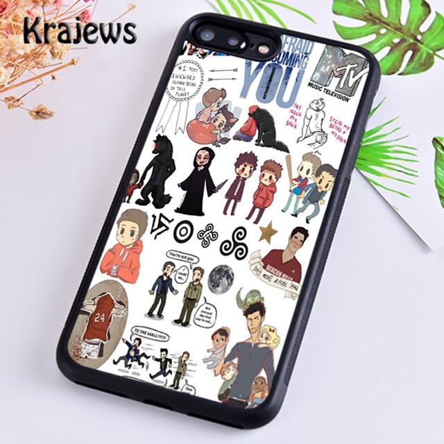 Krajews New TEEN WOLF Printed Fashion Phone Case Cover For iPhone 17 Air 16 15 14 Plus 11 12 Pro Max Coque Fundas