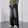 Jeans Reto Largo Casual Retro Masculino Novo para Primavera e Outono