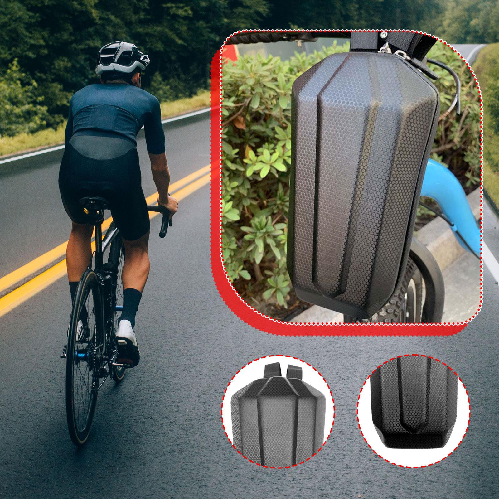 Bag, Hanging Zipper, Quick Release, Multifunctional Front Handlebar Hard Shell for Repair 3L