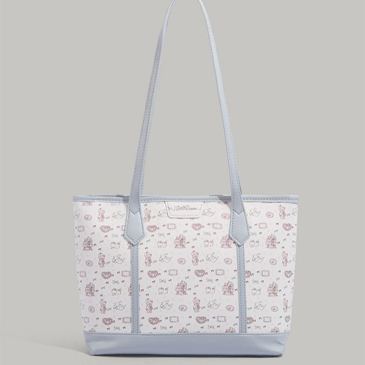 Niche Design Cute Tote Bag for Girls Large Capacity Handbag Commuting Outgoing Student Cartoon Shoulder Bag for Women
