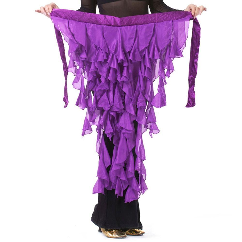 Shiny Hip Scarf Tassels Waist Chain Women Dancer Skirt