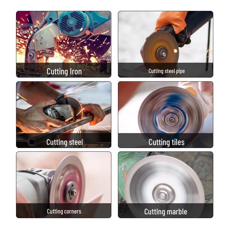 Disc de tăiat metal Zhibiao 125x1.2x22.2mm pentru polizoare unghiulare