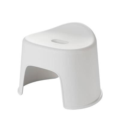 Shell-Shaped Plastic Low Stool