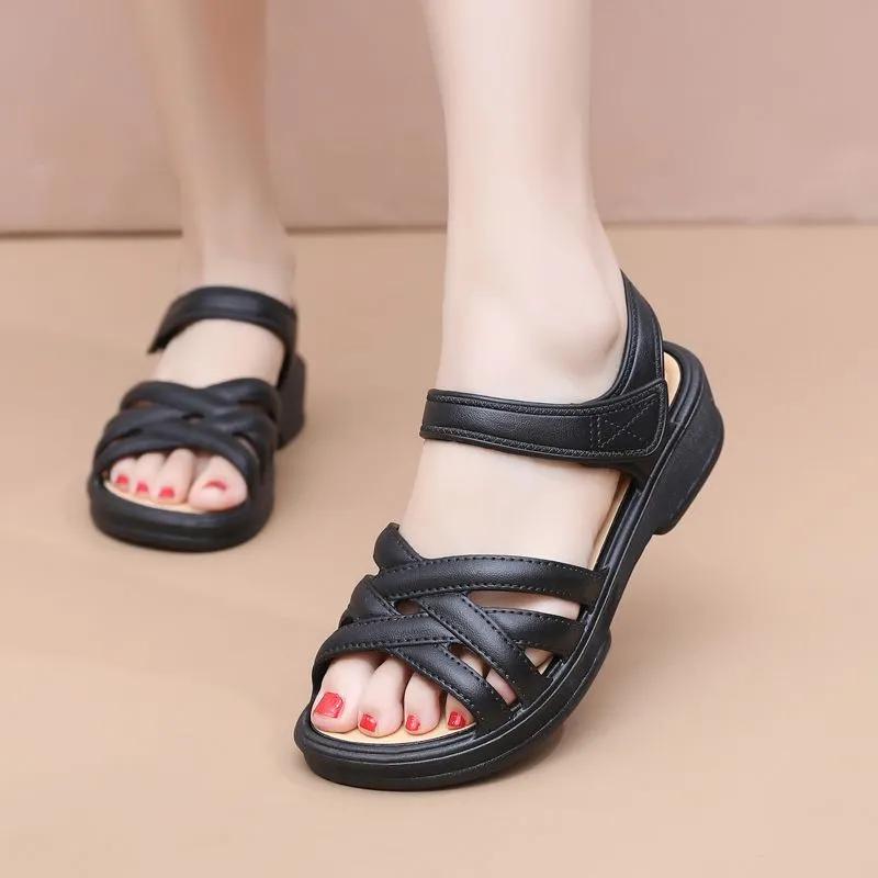 sandalias women cute peep toe white comfort spring home sandals lady classic elegant black summer shoes yellow footwear ab542