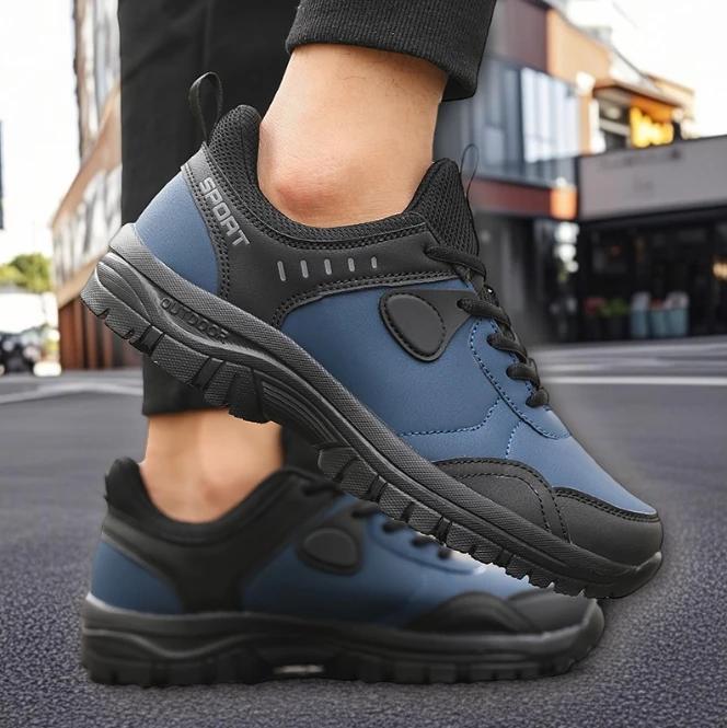 Men's Running Jogger Shoes Outdoor Waterproof Excursions Adventure Shoes Comfortable Athletic Nonskid Sneakers Tenis Masculino