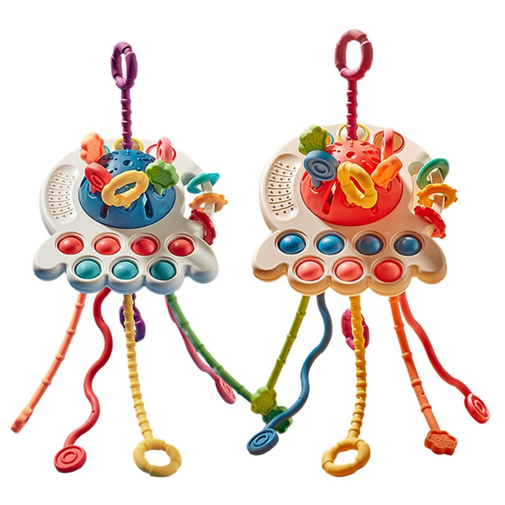 Buy Silicone Pull String Interactive Toy Montessori Toys for 1 Years