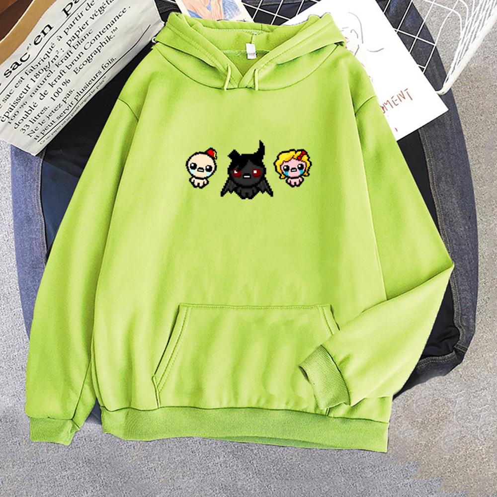 The Binding of Isaac Game Printing Clothes Fall/winter Fleece Sweatshirt for Men Comfortable Casual Pullover Anime Graphic Hoodie