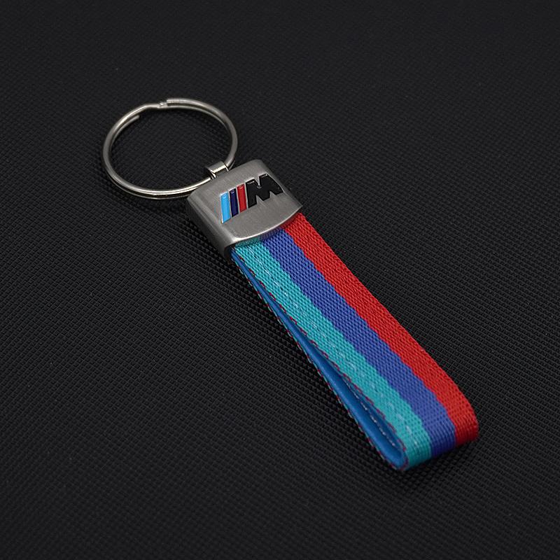 Chaveiro de Couro de Alta Qualidade Com Argola para Chaves com Logo de Carro Adesivo de Carro Para BMW M Power Performance M3 M5 X1 X3 X5 X6 E46 E39 E36 E60 E90 ir2