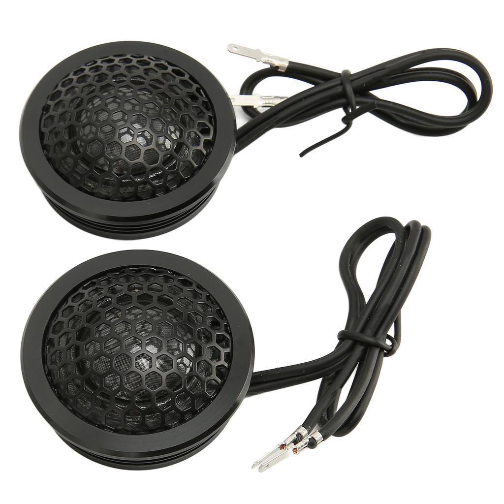 2 stk 150W Dome Diskant 2-veis System Metall Aluminium Kompakt Dome o Diskant Bilhøyttaler