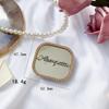 Han Paste Adjustable Love Mirror Rhinestone Round Mirror Mobile Phone Tablet Lazy Desktop Air Cushion Bracket
