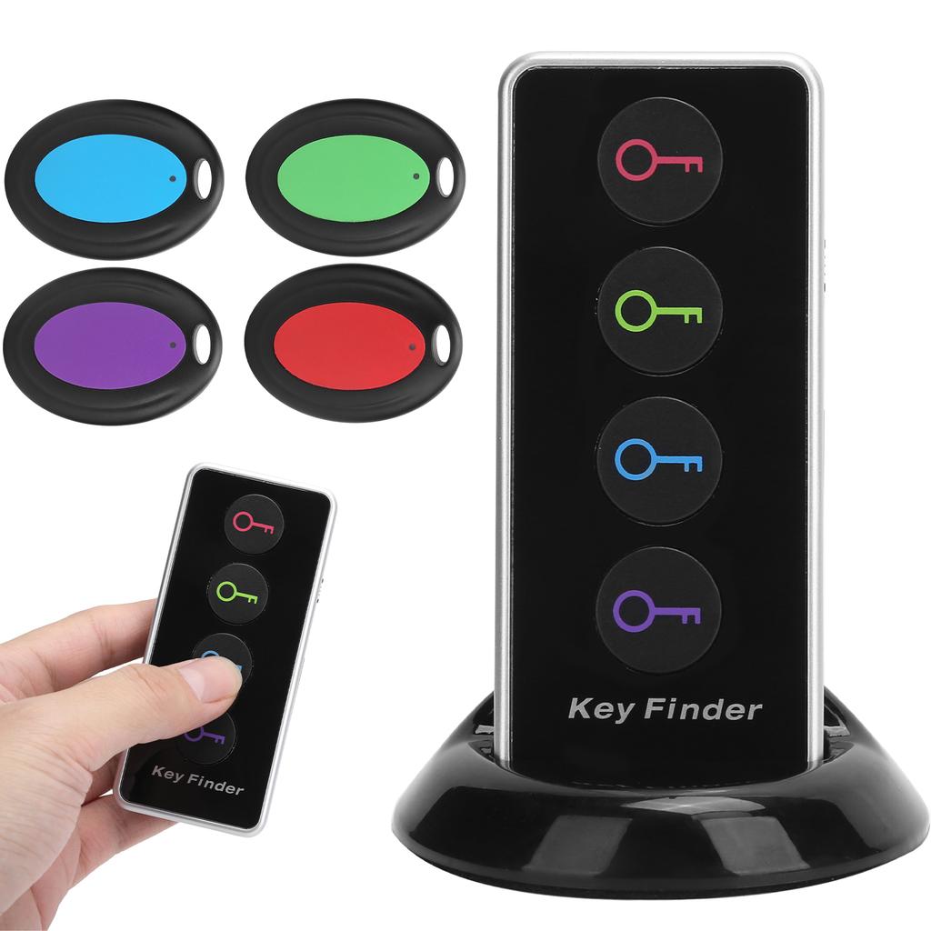 1 מתוך 4 מאתר מפתחות אלחוטי שלט רחוק אזעקת קול מאתר תזכורת נגד אובדן