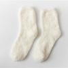 Flauschige Gemütliche Korall samt Socken Winter Warm Schlaf Socken Mode Winter Warm Socken Unisex