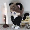 20cm Dolls Accessories Cute Plush Cat Ear Headband Hairy Tail For  Cotton Stuffed Toys Headwear Idol Dolls Hair Decor