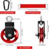Fitness Cable Pulley Wheel 90mm Aluminum Pull Down Bar Pulley System Equipment 660LBS Load For Home Gym