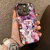 H-hazbin hotel V-veggie  Phone Case For iPhone 17,16,15,14,13,12,11 Plus,Pro Max,XS,Colorful Silver Black Cover