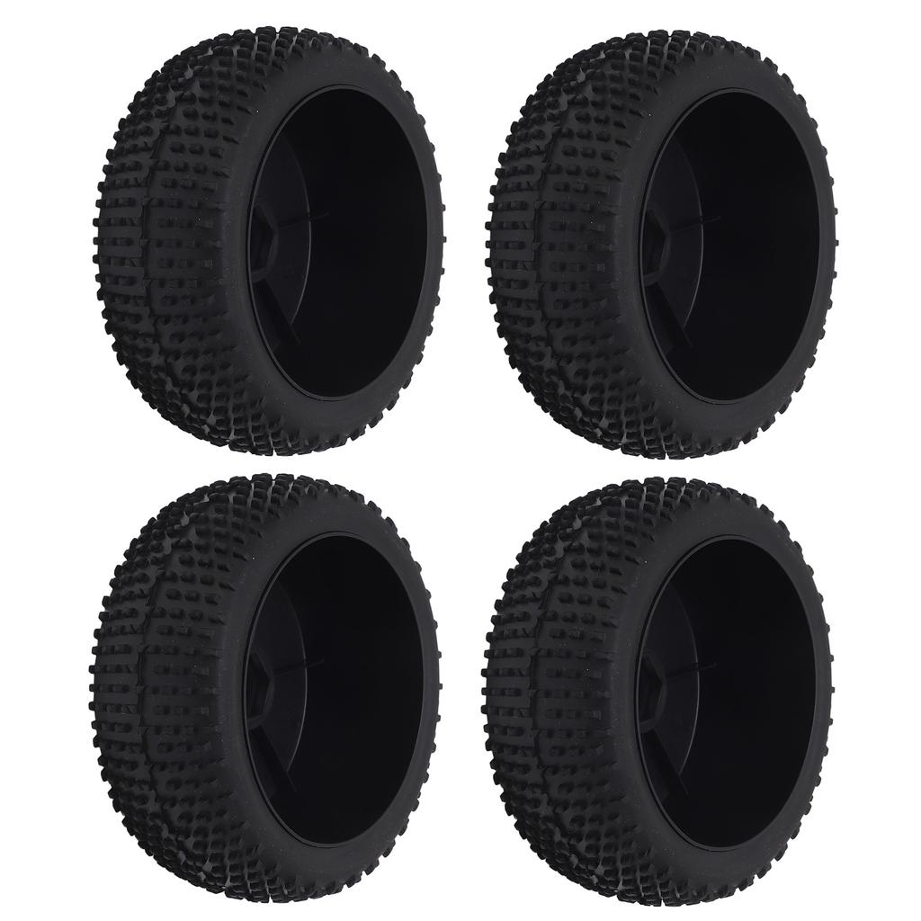 4Pcs RC Car Tire 112 mm Diameter Rubber Tire Plastic Hub Universal RC Car Wheel Tire for 1 8 Models
